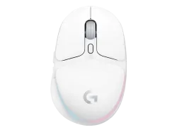 LOGITECH G705 - Gaming Maus, Kabellos, Optisch mit Leuchtdioden, 8200 dpi, White Mist