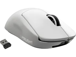 Logitech G - G Pro X Superlight Maus rechts RF Wireless 25600 DPI, Weiss