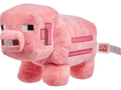 MATTEL Minecraft: Schwein - Plüschfigur (Rosa)
