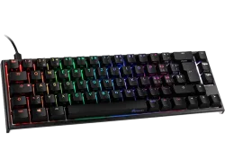DUCKY ONE 2 SF - Gaming-Tastatur, Kabelgebunden, QWERTZ, 65%, Mechanisch, Cherry MX Brown, Schwarz/Weiss
