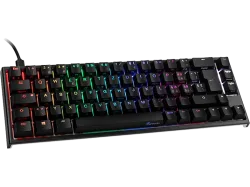 DUCKY ONE 2 SF - Gaming-Tastatur, Kabelgebunden, QWERTZ, 65%, Mechanisch, Cherry MX Red, Schwarz/Weiss