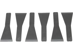 NOUVEL 300546 - Raclettespachtel Kunststoff 6 Stück, Schwarz
