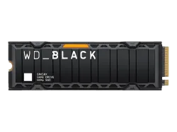 WESTERN DIGITAL WD_BLACK SN850X NVMe SSD (mit Kühlkörper) - Festplatte (SSD, 2 TB, Schwarz)