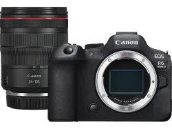 CANON EOS R6 Mark II Body + RF 24-105mm F4 L IS USM - Systemkamera Schwarz