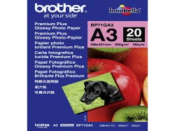 BROTHER Photo Paper glossy 260g A3 BP71-GA3 MFC-6490CW 20 Blatt