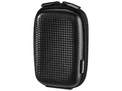 hama 00023139 Kameratasche Hardcase Carbon Style, 6,5 x 3 x 10,5 cm innen, Schwarz