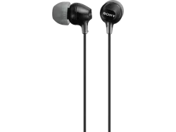 Sony MDR-EX15LP In Ear Kopfhörer kabelgebunden Stereo Schwarz