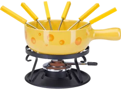 NOUVEL Formaggio - Käsefondue-Set (Gelb)