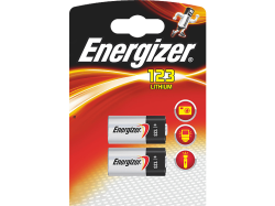 ENERGIZER Batterien CR123 3.0V CR17345 Foto Lithium Blister 2 St&uuml;ck