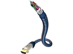 INAKUSTIK 42302 CABLE HDMI PREM. 2.0M - Kabel (Blau, silber)
