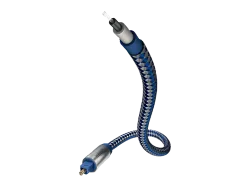 INAKUSTIK 41201 CABLE OPT 1.0M BLUE/SILVER - Optokabel (Blau, silber)
