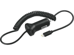 ISY ICC-3100 CAR CHARGER ILTN/USB 1.2A - Kfz Ladegerät (Schwarz)