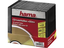 HAMA CD-Leerhülle Slim - CD Leerhülle (Schwarz)