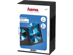 HAMA 51272 DVD TRIPLE BOX BLACK - Leerhülle (Schwarz)