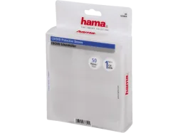 HAMA 33809 CD/DVD PROTECTIVE SLEEVES CLEAR 50PCS - CD-/DVD-Schutzhülle (Transparent)