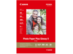 CANON Photo Paper Plus 265g A3 PP201A3 InkJet glossy II 20 Blatt