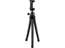 hama 00004605 Stativ FlexPro für Smartphone, GoPro und Fotokameras, 27 cm, Schwarz