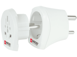 Skross Single Travel Adapter India&europe - (Weiss)