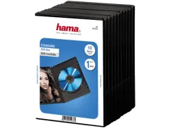 HAMA 51276 DVD BOX STD BLACK - DVD-Leerhülle (Schwarz)