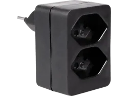 SCHOENENBERGER 591.SZ ABZWEIGSTECKER 2XTYP 13 BLACK - Abzweigstecker (Schwarz)