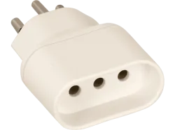 SCHOENENBERGER 4.8011 ÜBERGANGSSTECKER CH/I - Reiseadapter (Weiss)
