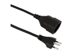 S-ELECTRO Verl&auml;ngerungskabel 02.900.5SZ schwarz, 5m