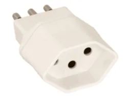 SCHOENENBERGER 4.801 ÜBERGANGSSTECKER I-CH - Reiseadapter (Weiss)