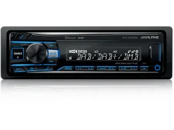 ALPINE UTE-204DAB - Autoradio (1 DIN, Schwarz)