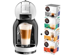 De Longhi MiniMe StarterKit Portionensystem – Dolce Gusto Kaffeemaschine/Dolce Gusto Maschine – black / white