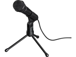 hama 00139905 Mikrofon MIC-P35 Allround für PC und Notebook, 3,5-mm-Klinke