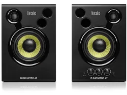 Hercules DJMonitor 42 Aktiver Monitor-Lautsprecher 10 cm 4 Zoll 40 W 1 Paar