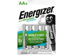Energizer AA Wiederaufladbare Batterien Extreme HR6 2300mAh NiMH 1,2 V 4 Stück