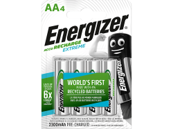 Energizer AA Wiederaufladbare Batterien Extreme HR6 2300mAh NiMH 1,2 V 4 Stück
