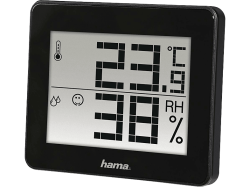 HAMA TH-130 - Thermometer/Hygrometer (Schwarz)