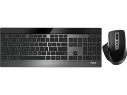 Rapoo 9900M - Tastatur & Maus (Schwarz)