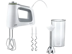 BRAUN HM 5107 - Handmixer (Weiss/Grau)