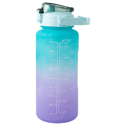 AK Fitness Trinkflasche mit Zeitmarkierung (2L)