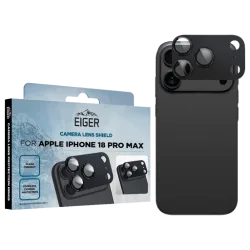 Eiger iPhone 18 Pro Max Glas Camera Protector Black