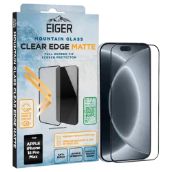 Eiger iPhone 18 Pro Max Clear Edge 3D Glass Matt