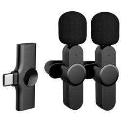 AK Kabelloses 360° Mikrofon für Handys/Tablets (3-tlg. Set)
