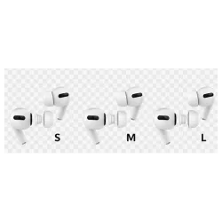 AK Airpods Pro / Pro 2 Silikon-Ohrpolster (6-tlg. Set)