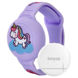 Beeep Kinder-Armband Tracker Unicorn für Apple Find My und Android