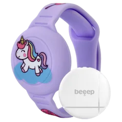 Beeep Kinder-Armband Tracker Unicorn für Apple Find My und Android