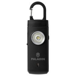 Paladin Aufladbarer Taschenalarm mit LED-Lampe – Taschenlampe