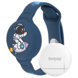 Beeep Kinder-Armband Tracker Astronaut für Apple Find My und Android
