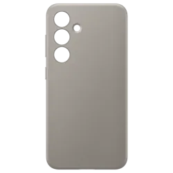 Samsung - Vegan Leather Case Galaxy S24 Taupe, Grau