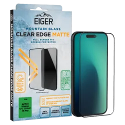 Eiger iPhone 17/17 Pro/16 Pro Clear Edge 3D Glass Matt Scree