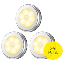AK Kabelloses LED-Nachtlicht (3er-Set), magnetisch