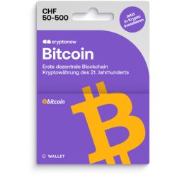 Geschenkkarte Cryptonow - Bitcoin variabel
