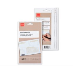 ELCO Paketadressen A6 75010.00 weiss, blickdicht 30 St&uuml;ck